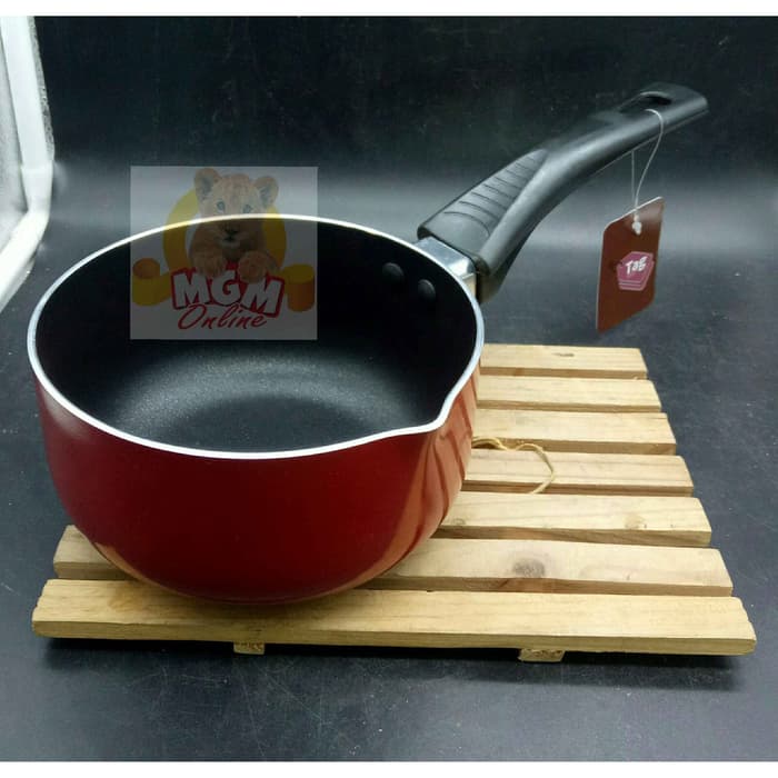 Panci teflon 16cm dengan corong tuang / Panci Indomie anti tumpah 2625 - Image 2