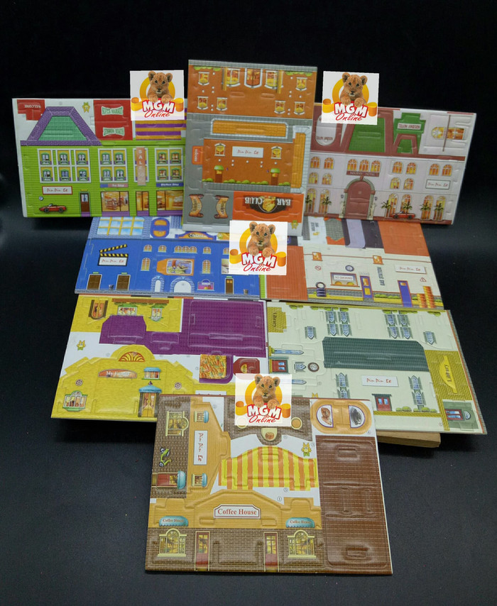 3D Puzzle Model Bangunan 8pc - Melatih Kreatifitas & Keterampilan Anak - Image 4
