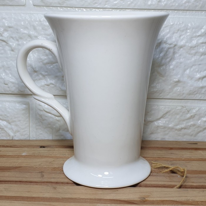 gelas mug kaki Tinggi 210ml - mug keramik model berkaki classic - Image 4