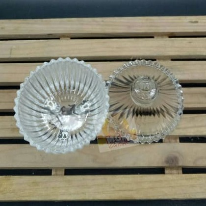 Toples MED Garis Kaki/ Tempat Permen Gula / Bowl Canister Diameter 9cm - Image 4