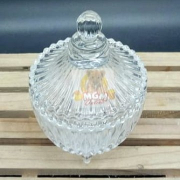 Toples MED Garis Kaki/ Tempat Permen Gula / Bowl Canister Diameter 9cm - Image 2