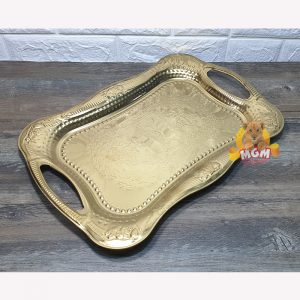 Nampan Arab Emas Nampan emas Nampan Gold Arab 43x30CM
