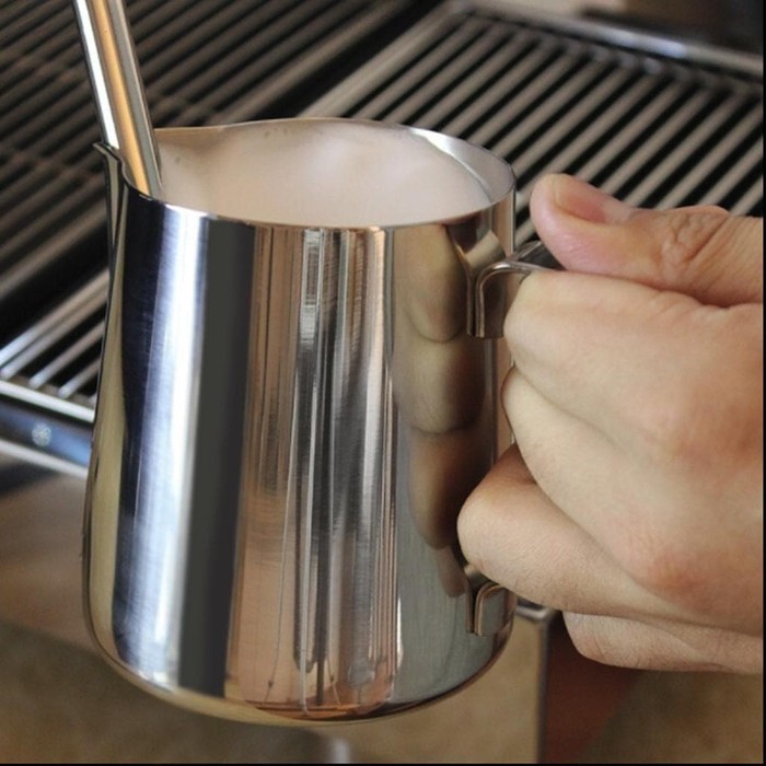Milk Jug stainless steel 600ml Latte art jug dengan garis ukur - Image 4