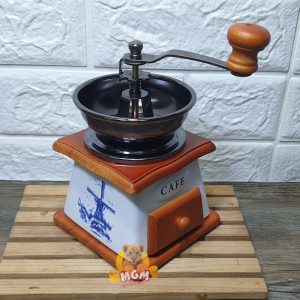 Gilingan Kopi manual motif Holland Mill Manual Coffee Grinder keramik