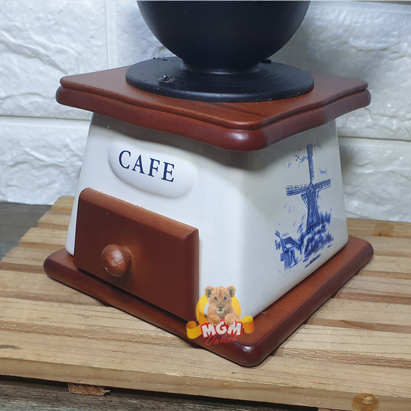 Gilingan Kopi manual motif Holland Mill Manual Coffee Grinder TINGGI - Image 2