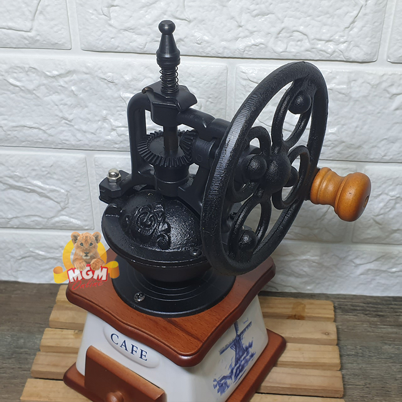 Gilingan Kopi manual motif Holland Mill Manual Coffee Grinder TINGGI - Image 3