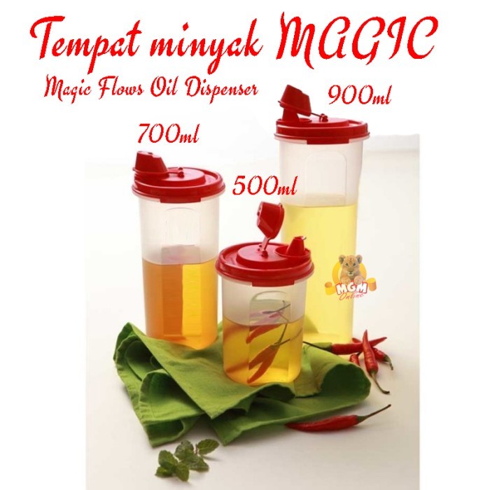 Tempat minyak Magic Flow 700ml NO SPILL botol minyak BPA FREE - Image 2