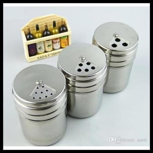 Tempat Lada Garam Bumbu Stainless dengan 3 Tingkat pengaturan 400cc XL - Image 4