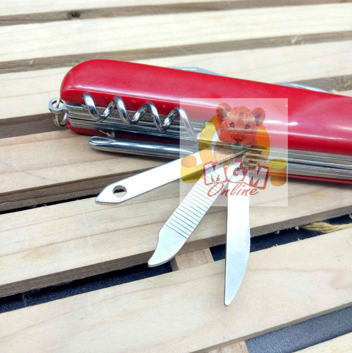 Pisau lipat 13 macam / 13pc Swiss Army knife Polos - Image 3