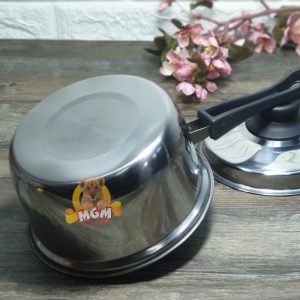 Panci Susu 16CM + Tutup Stainless TEBAL