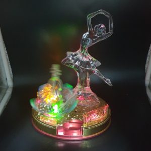 Pajangan Ballet Artist dengan lampu dan berputar balet pajangan
