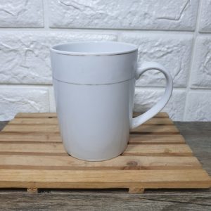 Mug Keramik Semi NK Lis Emas 360ml - Mug kopi Keramik POLOS 360ml mug