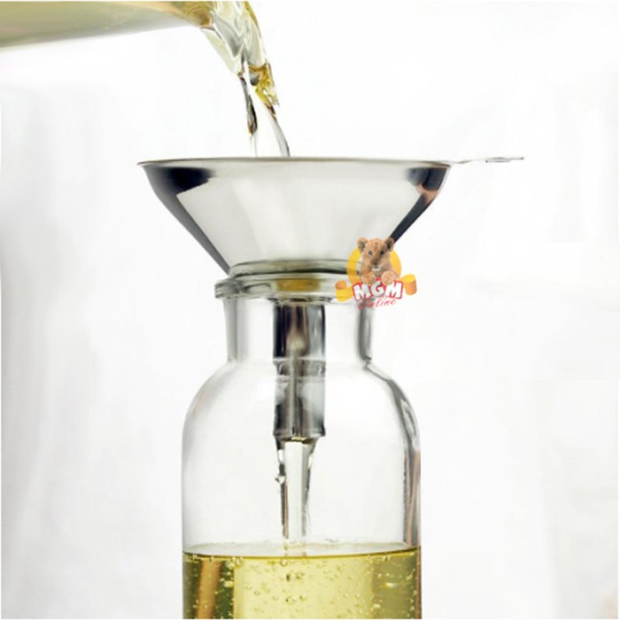 Corong stainless mini corong utk Minyak dan Air set 3pc corong mini - Image 4