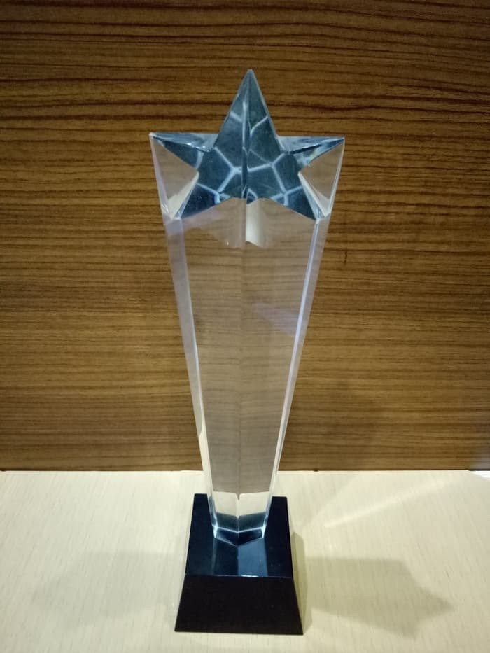 P28-S Plakat kristal Trophy Crystal tropi Golf Piala Dunia tinggi 21CM - Image 4