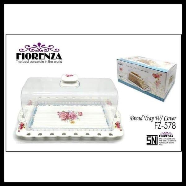 Tempat Roti Tawar wadah Cupcakes keramik dengan tutup Florenza FZ578 - Image 3