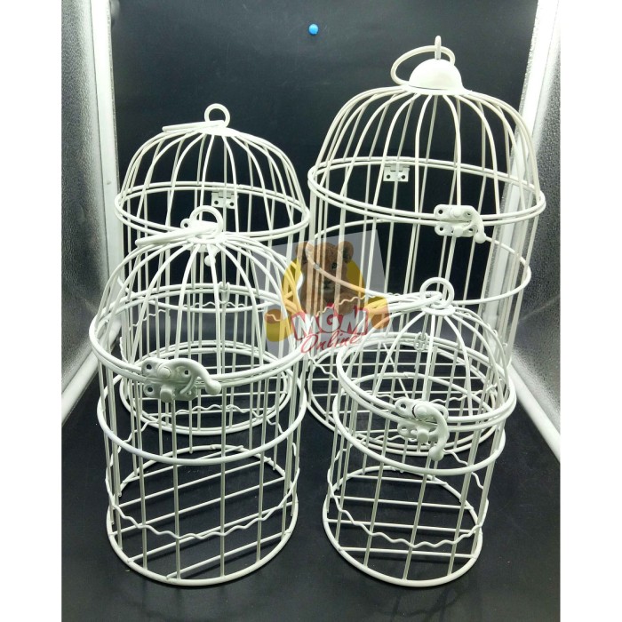 IMPORT Sangkar Burung Dekor Set 4pc / Seserahan Sangkar TEBAL BB1752 - Image 5