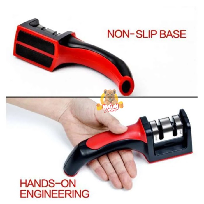 Pengasah Asahan Pisau Alat Pengasah Pisau & Gunting Cortex 3in1 - Image 5