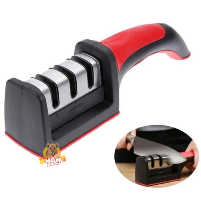 Pengasah Asahan Pisau Alat Pengasah Pisau & Gunting Cortex 3in1 - Image 2