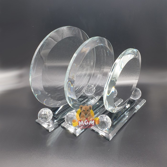 P81-L Plakat kristal Trophy Crystal tropi Golf Piala Dunia tinggi 20CM - Image 2