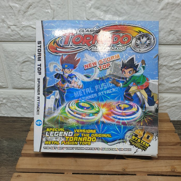 DOUBLE Gangsing LAMPU BeyBlade Gasing dengan lampu TORNADO Speed Top - Image 2
