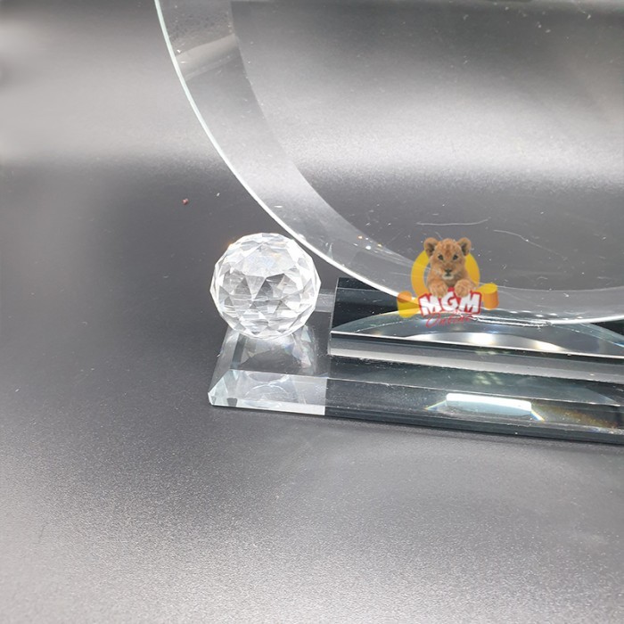 P81-M Plakat kristal Trophy Crystal tropi Golf Piala Dunia tinggi 18CM - Image 4