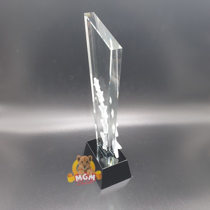 P72-M Plakat kristal Trophy Crystal tropi Golf Piala Dunia tinggi 25CM - Image 5