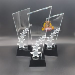 P72-L Plakat kristal Trophy Crystal tropi Golf Piala Dunia tinggi 27CM