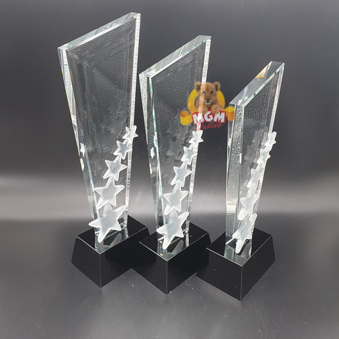 P72-M Plakat kristal Trophy Crystal tropi Golf Piala Dunia tinggi 25CM - Image 3