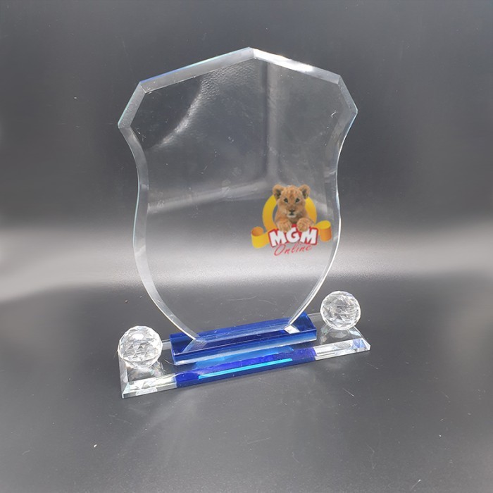 P82-L Plakat kristal Trophy Crystal tropi Golf Piala Dunia tinggi 24CM - Image 3