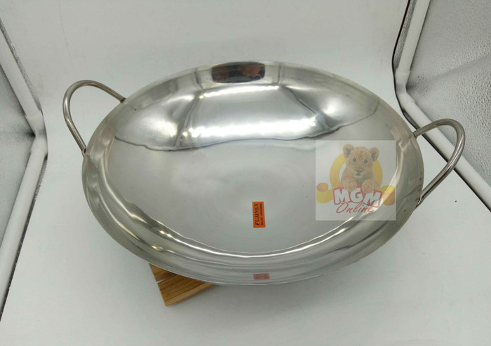 Wajan Mini Stainless Steel 20.5CM / 8inch Wajan Stainless Steel - Image 4