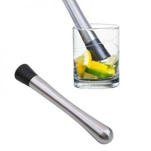 Cocktail Muddler Stainless Steel Bar ice smasher Barware Drink Mojito