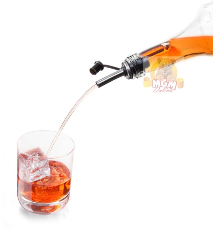 Botol minyak zaitun Botol kecap dengan Pourer dengan Tutup 7682C