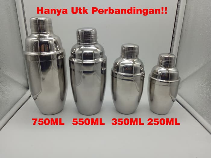 Cocktail Shaker 750ml / Pengocok Minuman Shaker Stainless - Image 5