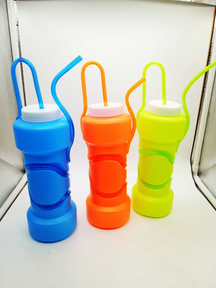 Botol Minum Sedotan Muter Unik 600ML Air Trandy Botol Minum Anak - Image 4