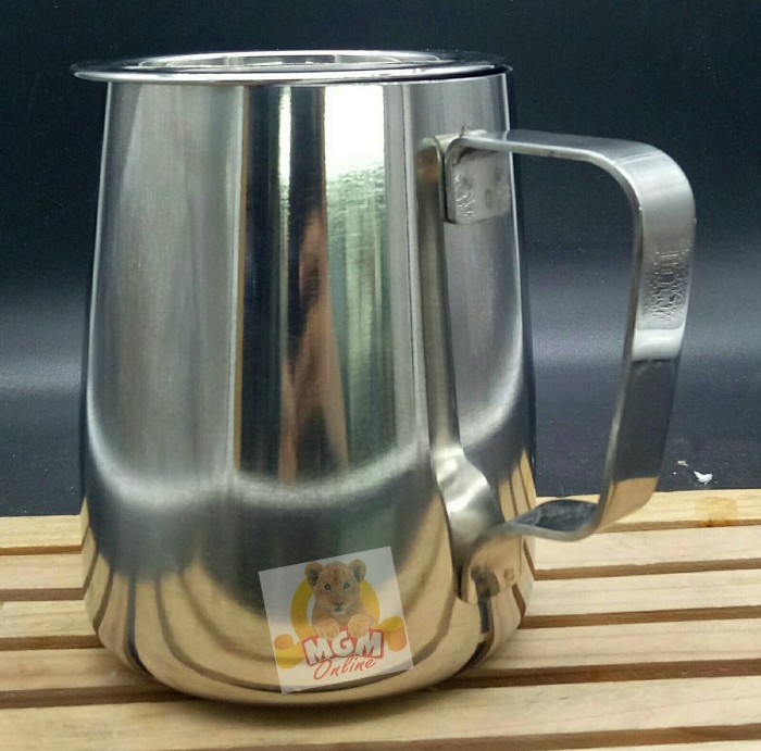 Coffee Pot Stainless 600ml dengan Saringan dan Tutup - Milk Pot 2382 - Image 2