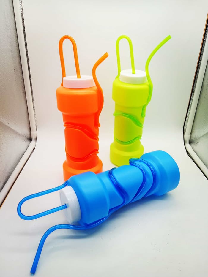 Botol Minum Sedotan Muter Unik 600ML Air Trandy Botol Minum Anak