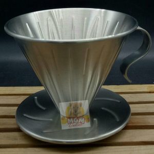 V60 Stainless Dripper 3-4Cups Anti Karat 2456 - V60 Cone