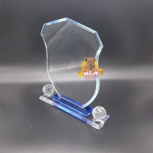 P82-L Plakat kristal Trophy Crystal tropi Golf Piala Dunia tinggi 24CM