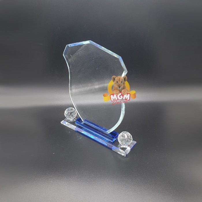 P82-L Plakat kristal Trophy Crystal tropi Golf Piala Dunia tinggi 24CM - Image 2