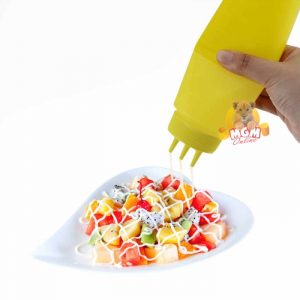 Botol saos mayonaise 16oz 3HOLE botol kecap plastik Botol minyak 400ml
