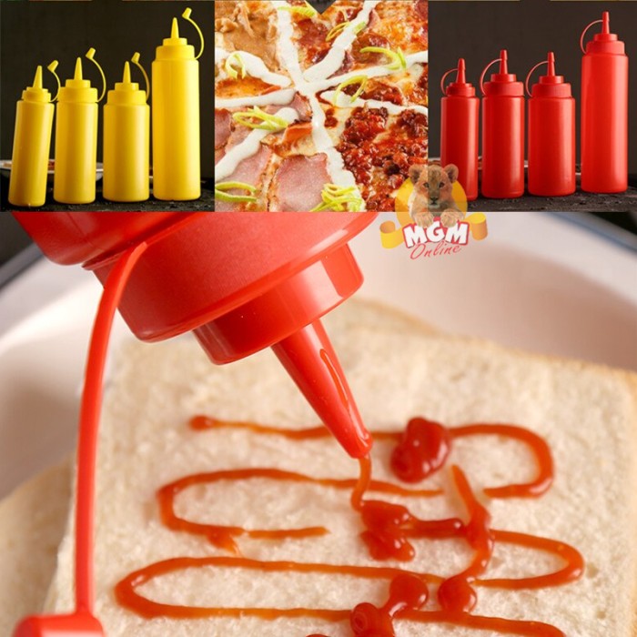 Botol saos mayonaise 8oz botol kecap plastik Botol minyak SMALL 250ml - Image 2