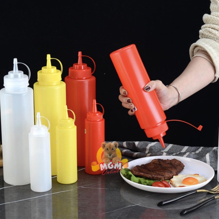 Botol saos mayonaise 8oz botol kecap plastik Botol minyak SMALL 250ml - Image 4