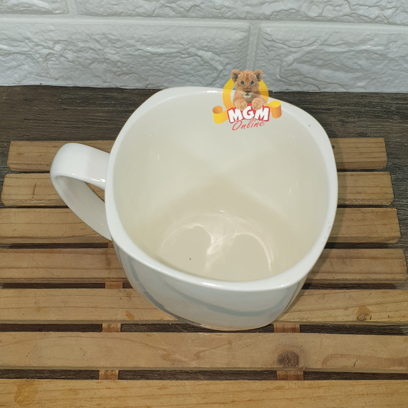 Mug Keramik Kotak 400ml Mug kopi Keramik SQUARE POLOS - Image 5