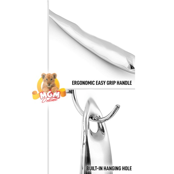 SALADMASTER serving spoon Stainless Steel heavyweight ANTI KARAT 27CM - Image 3