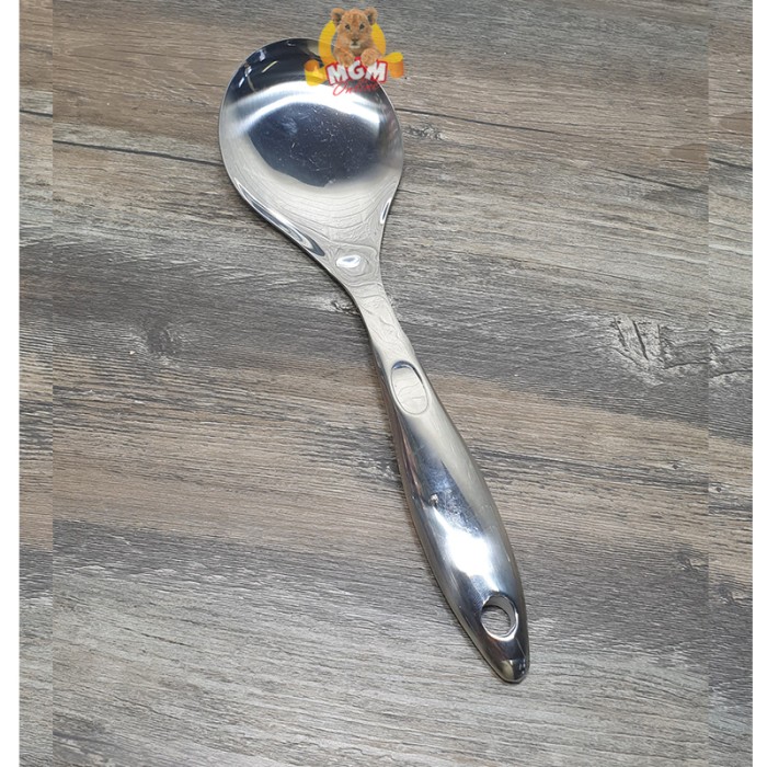 SALADMASTER serving spoon Stainless Steel heavyweight ANTI KARAT 27CM