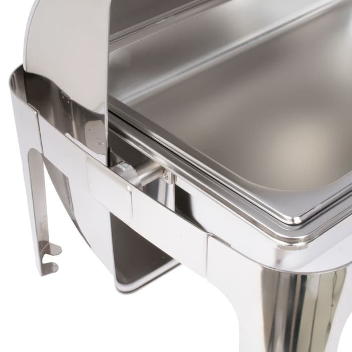 Roll Top Prasmanan Hotel Chafing Dish 9L Segi Empat dengan WINDOW - Image 2
