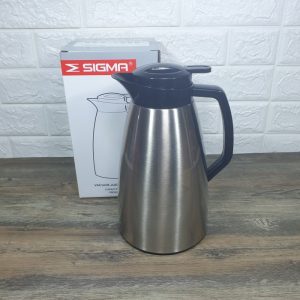 SIGMA 1.0L PENCET Termos Air Panas Kaca Termos Tuang Kaca Stainless