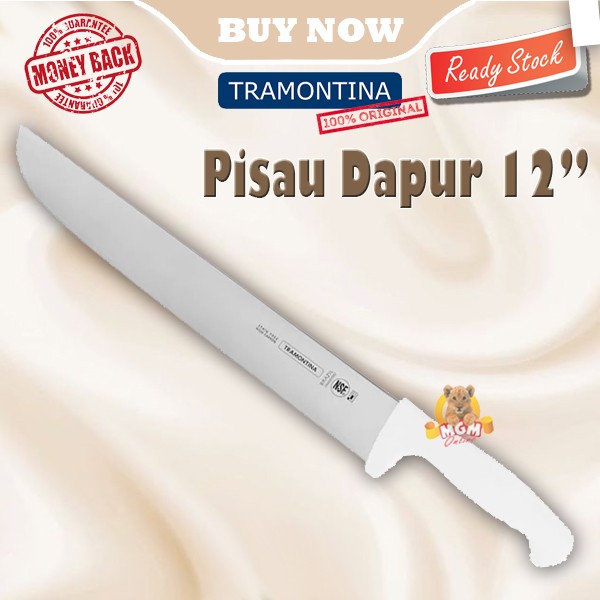 Made in Brazil Tramontina Chef Knife 12in Pisau Dapur NSF 30CM PRESS - Image 3