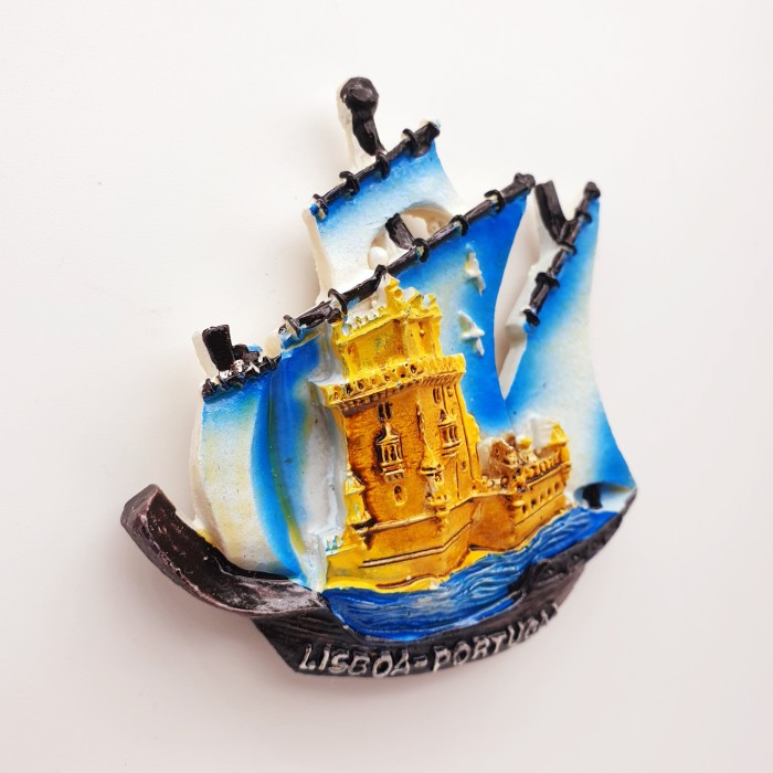 3D Fiber Souvenir Negara magnet Kulkas Tempelan kulkas PORTUGAL Lisboa - Image 3