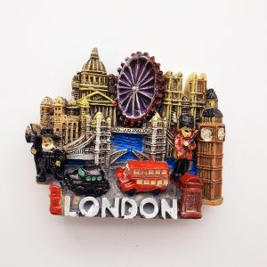 3D Fiber Souvenir Negara magnet Kulkas Tempelan kulkas LONDON Big City